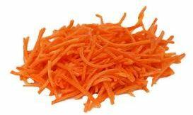 Sheedded Carrots